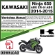 Kawasaki Ninja 650 ABS ER-6f Workshop Service Repair Manual Download 2014 - 2015 PDF