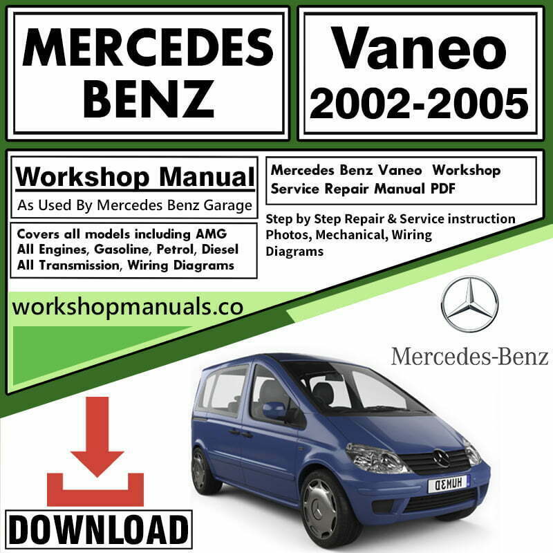 Mercedes Vaneo Workshop Repair Service Manual Download
