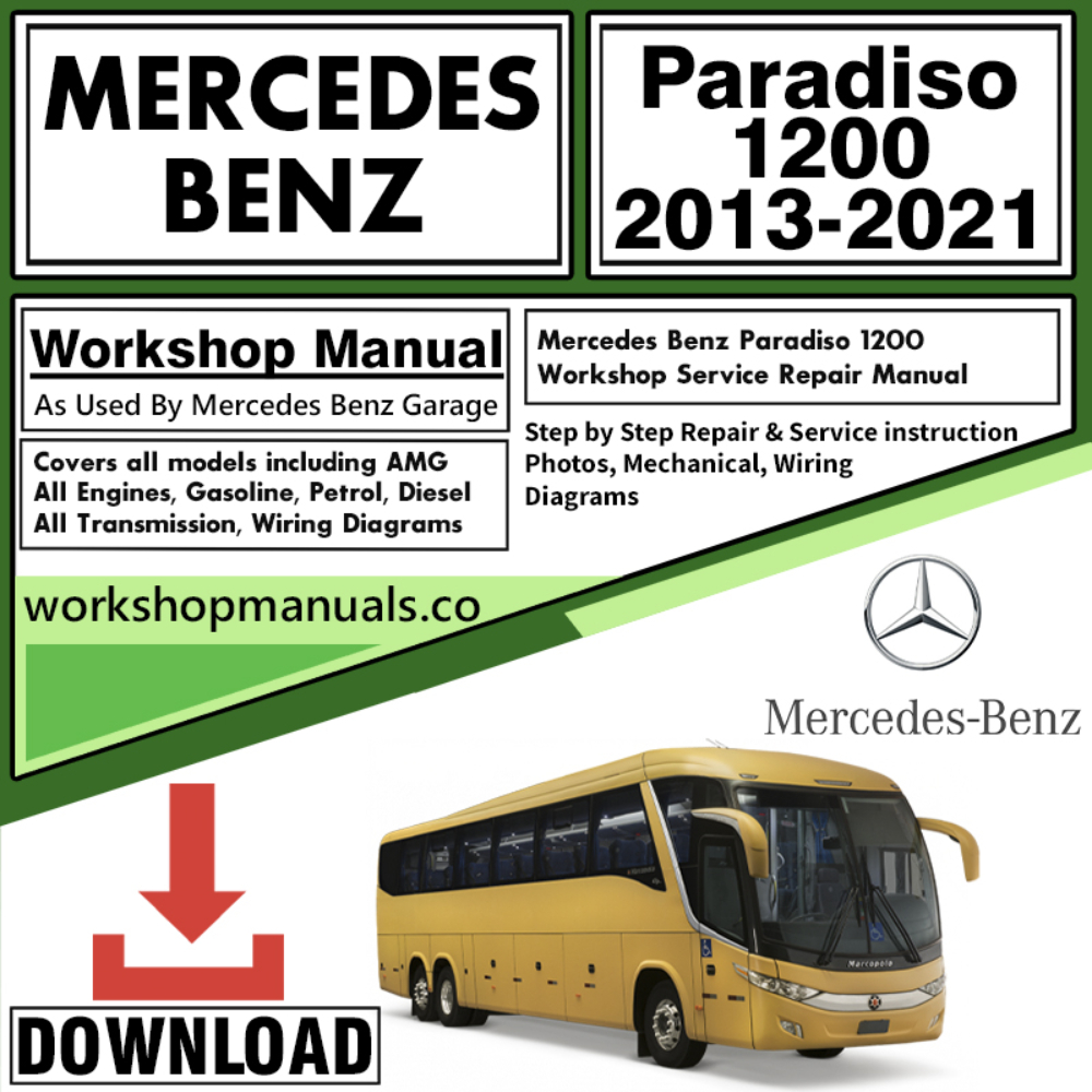 Mercedes Paradiso 1200 Workshop Repair Manual Download