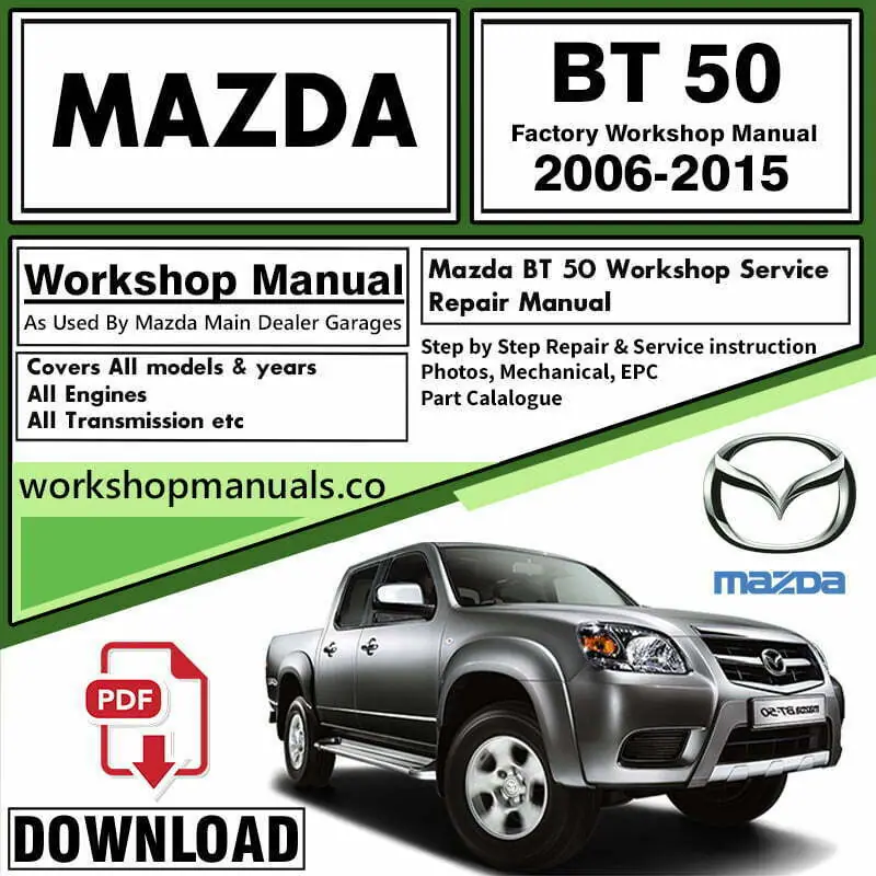 Mazda BT50 Workshop Repair Manual