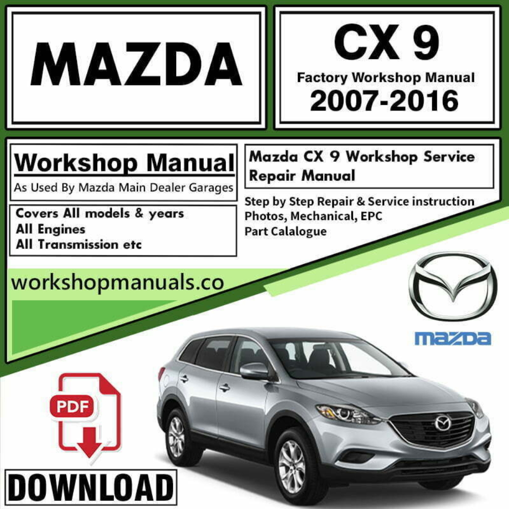 Mazda CX-9 Workshop Repair Manual