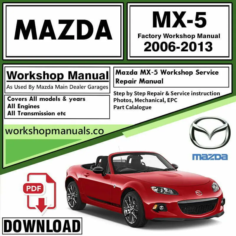 Mazda MX-5 Workshop Repair Manual