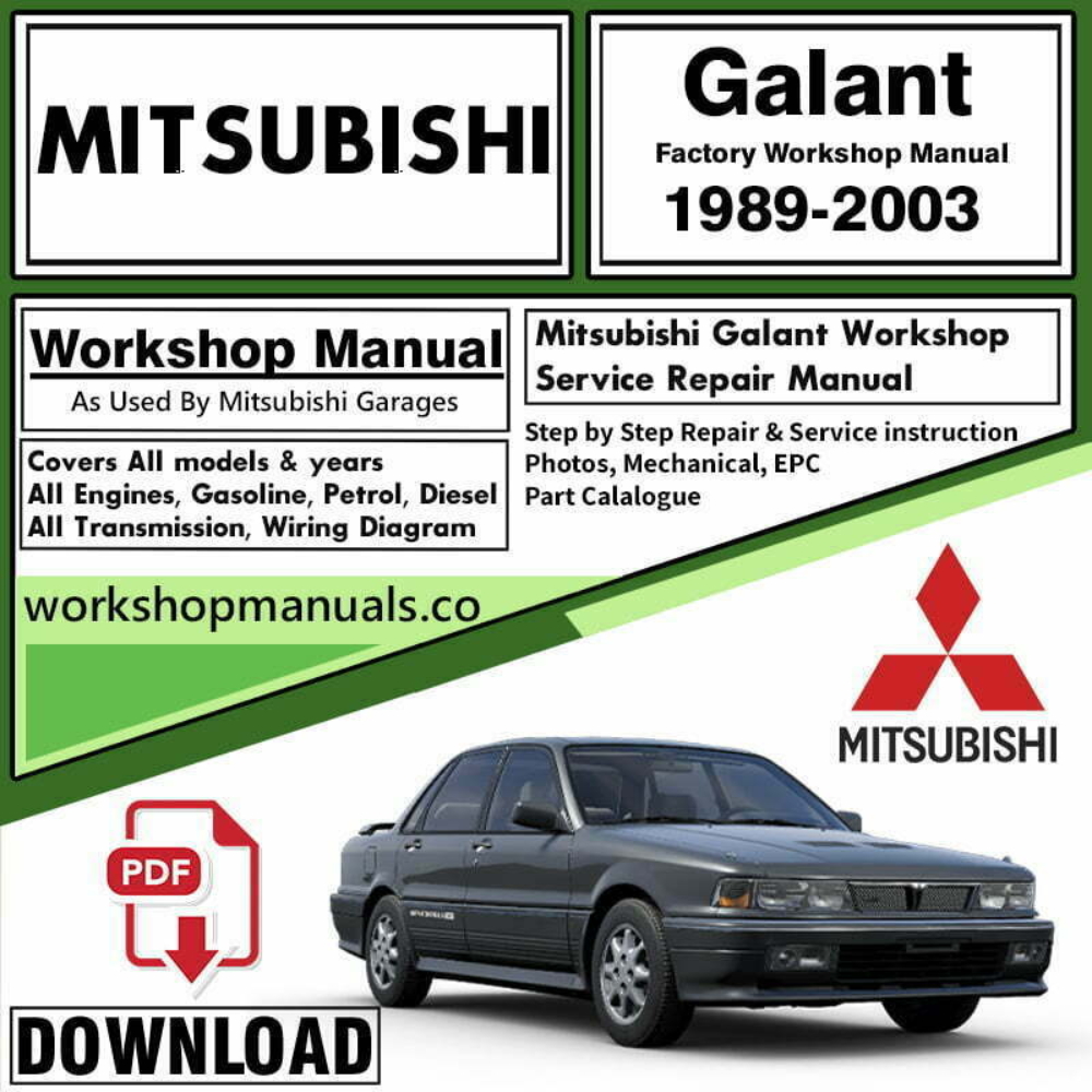 Mitsubishi Galant Workshop Repair Manual