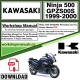 Kawasaki Ninja 500 GPZS00S Workshop Service Repair Manual Download 1999 - 2000 PDF