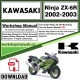 Kawasaki Ninja ZX-6R  Workshop Service Repair Manual Download 2002 - 2003 PDF