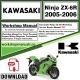 Kawasaki Ninja ZX-6R  Workshop Service Repair Manual Download 2005 - 2006 PDF