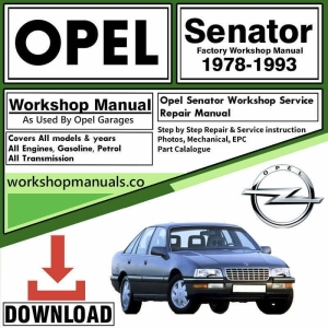 Opel Senator Manual Download