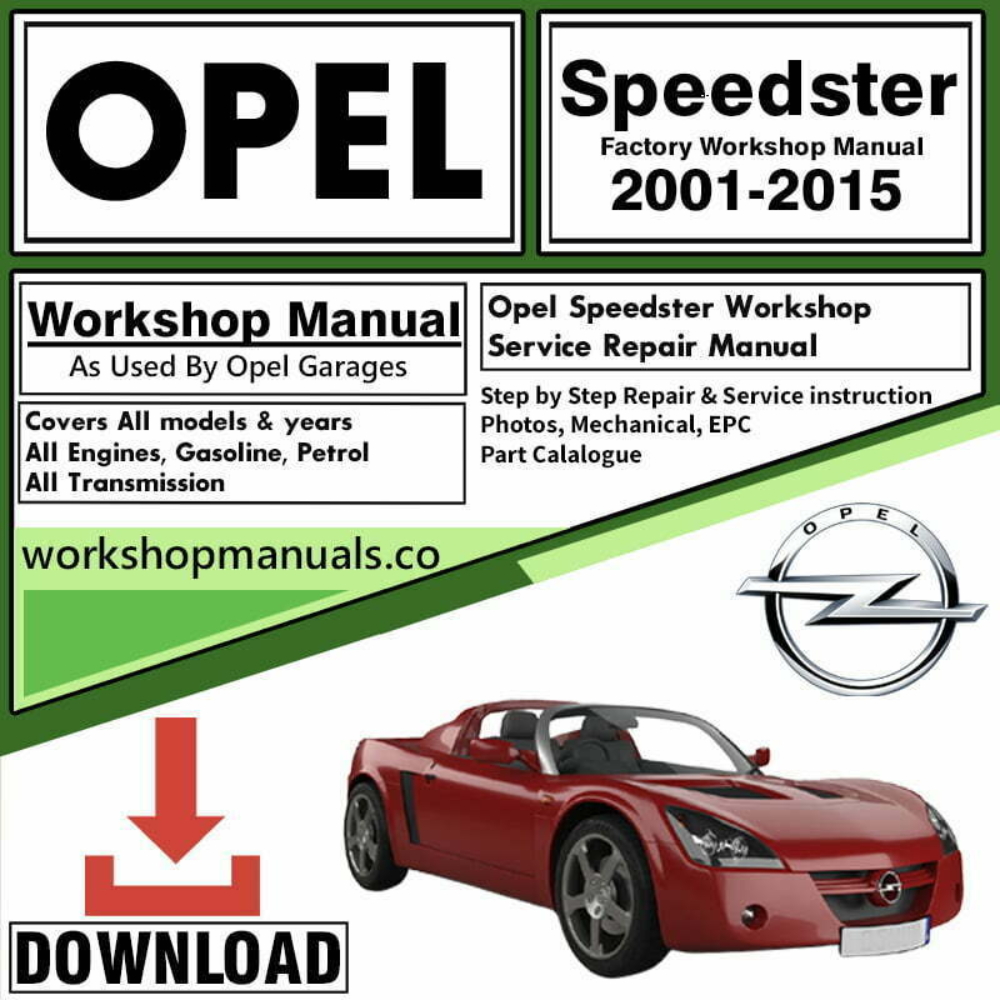 Opel Speedster Manual Download
