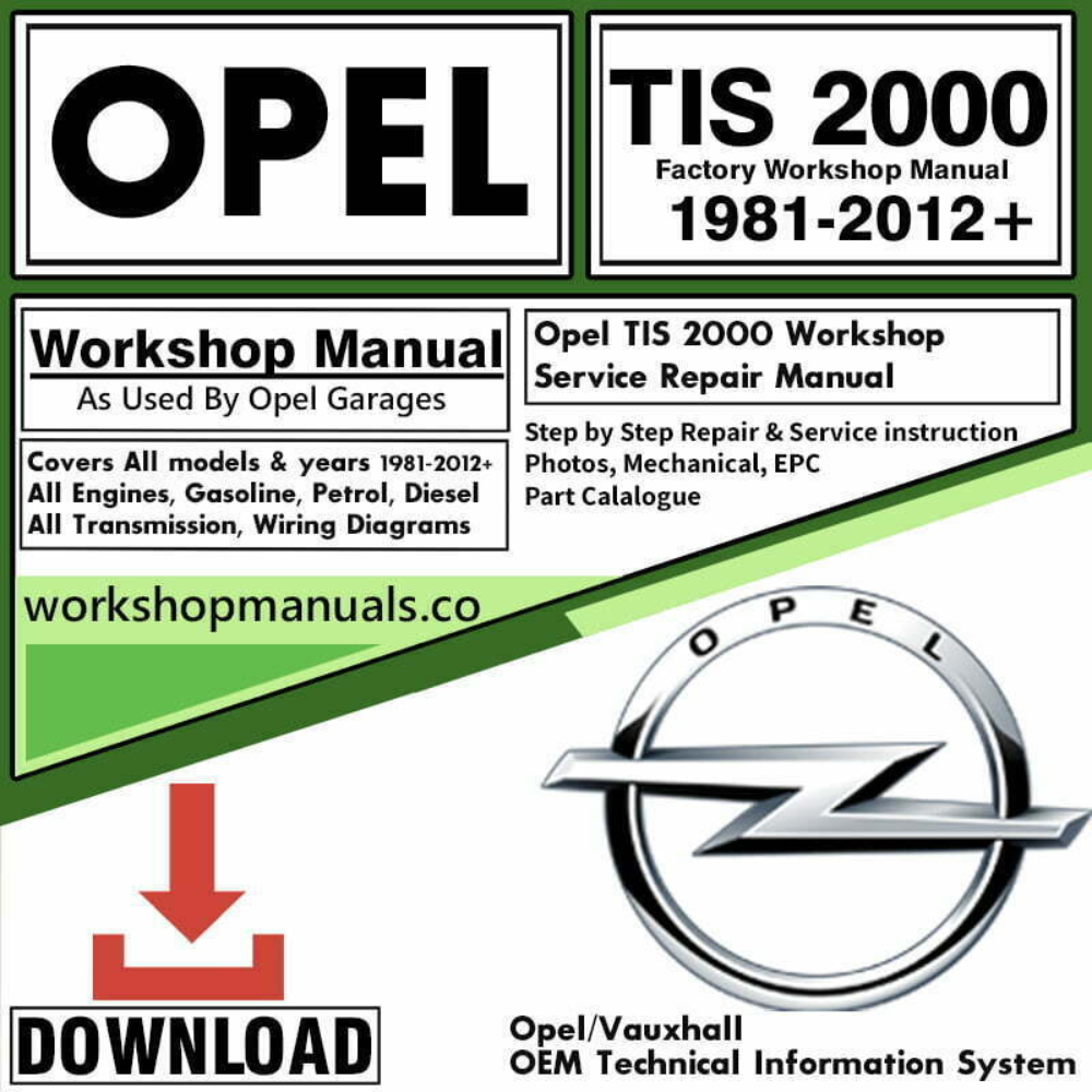 Opel TIS 2000 Manual Download