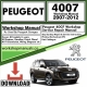 Peugeot 4007 Manual Download