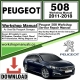 Peugeot 508 Repair Manual Download