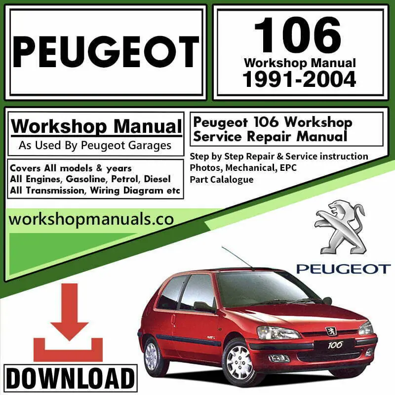 Peugeot 106 Workshop Repair Manual