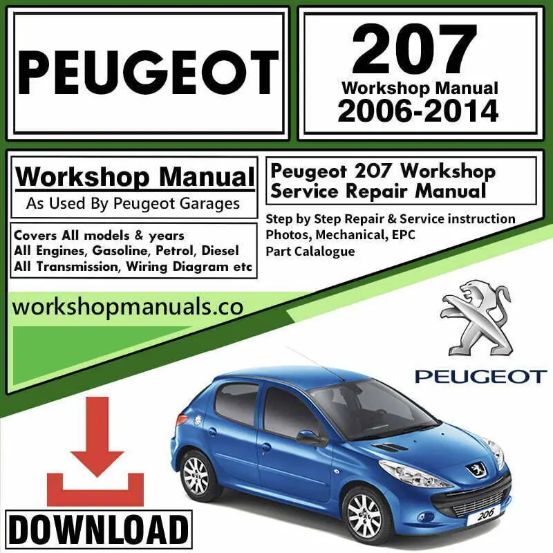 Peugeot 207 Workshop Repair Manual
