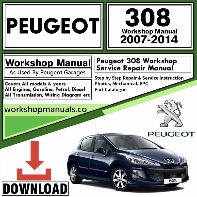 Peugeot 308 Workshop Repair Manual