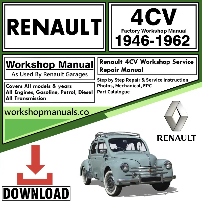 Renault 4CV Workshop Repair Manual Download