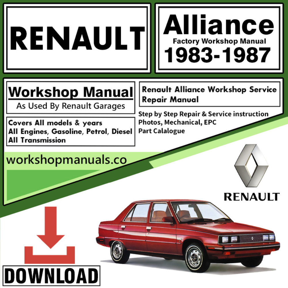 Renault Alliance Workshop Repair Manual Download