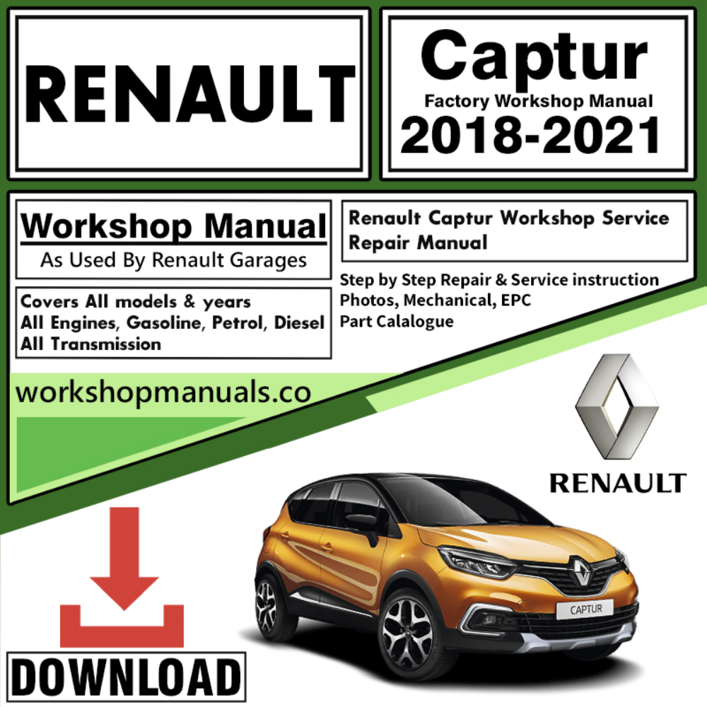 Renault Captur Workshop Repair Manual Download