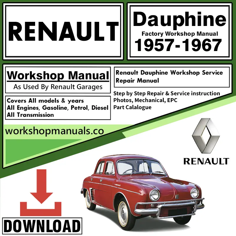 Renault Dauphine Workshop Repair Manual Download
