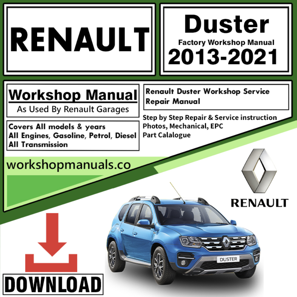 Renault Duster Workshop Repair Manual Download