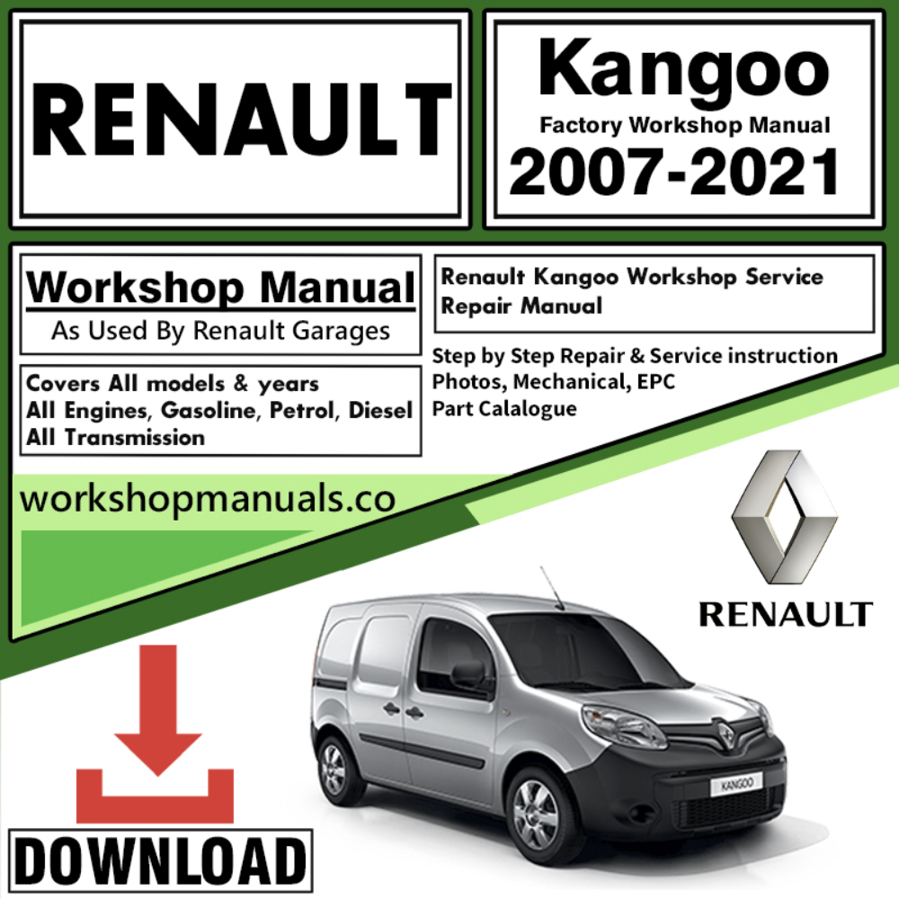 Renault Kangoo Workshop Repair Manual Download