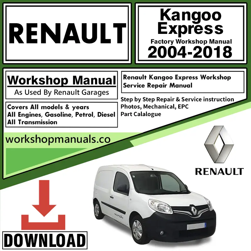 Renault Kangoo Express Workshop Repair Manual Download