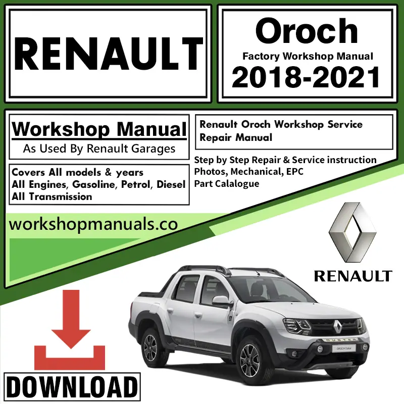 Renault Oroch Workshop Repair Manual Download