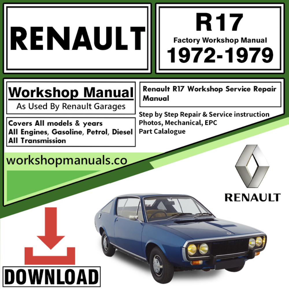 Renault R17 Workshop Repair Manual Download
