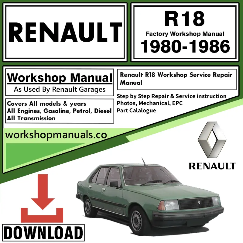 Renault R18 Workshop Repair Manual Download