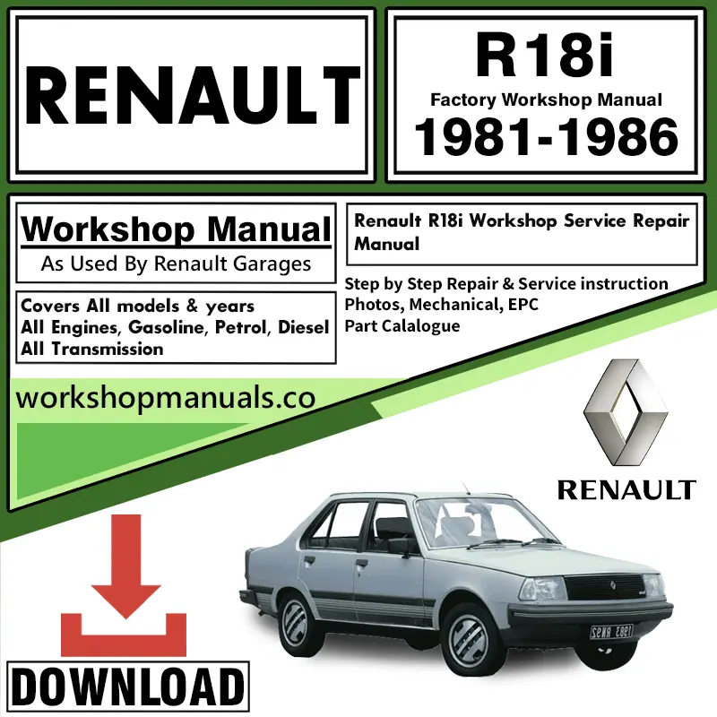 Renault R18i Workshop Repair Manual Download