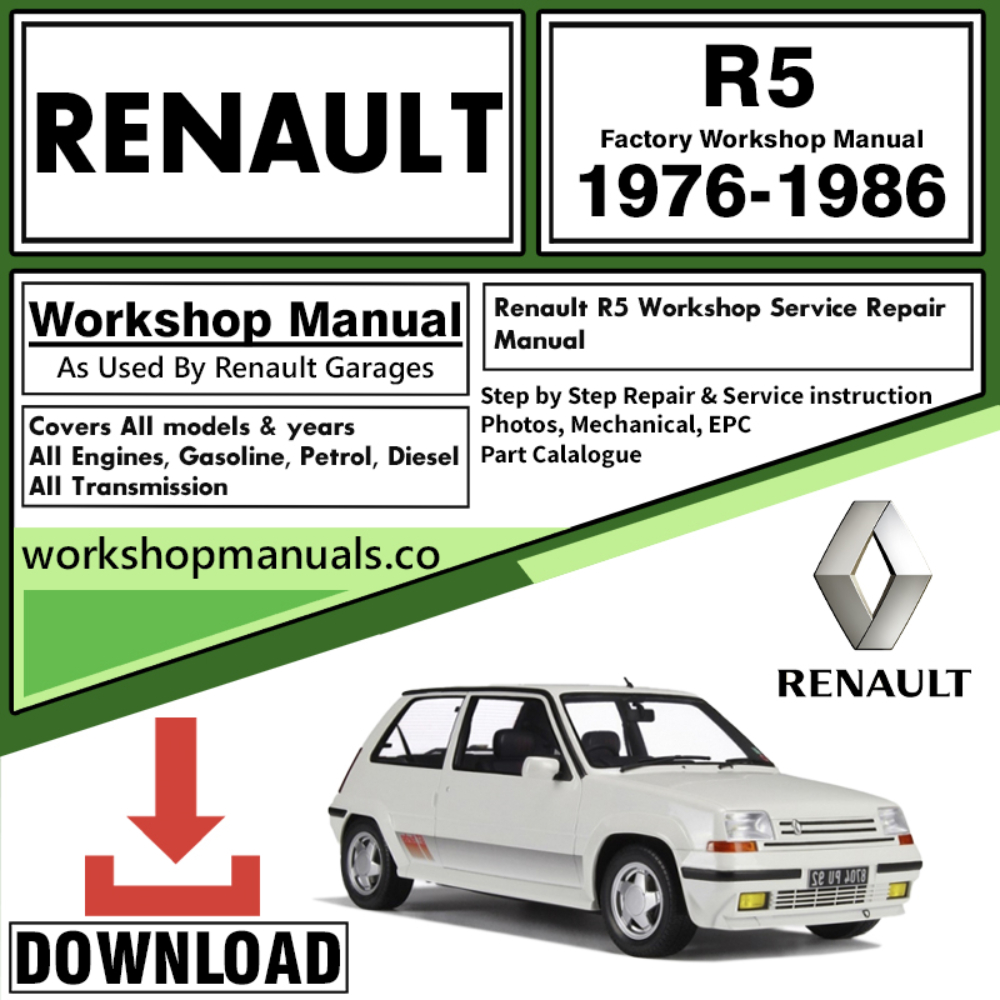 Renault R5 Workshop Repair Manual Download