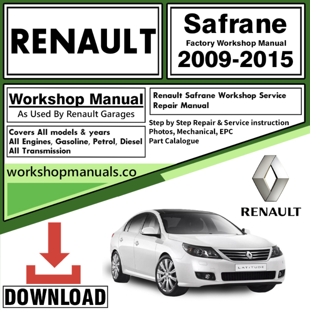 Renault Safrane Workshop Repair Manual Download