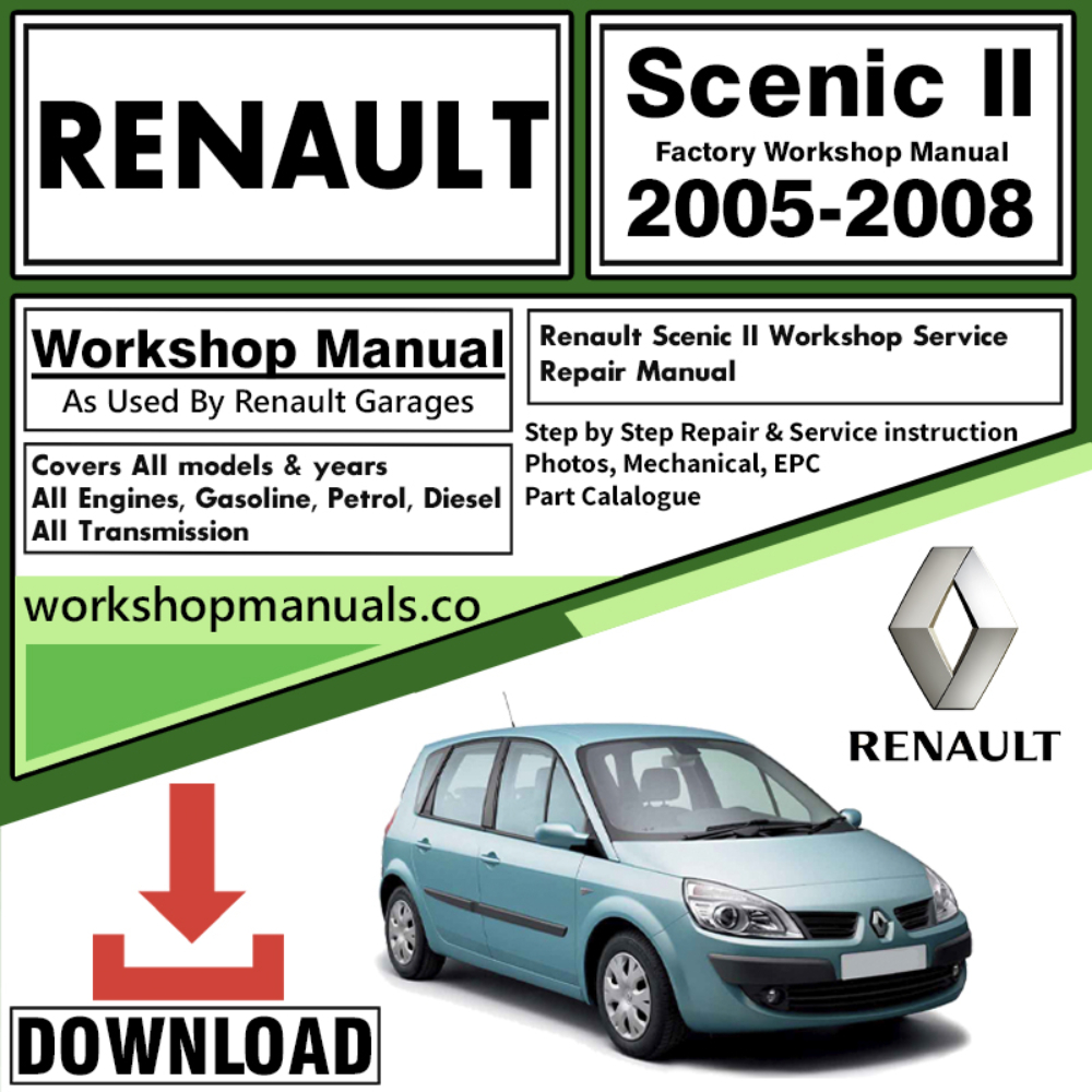 Renault Scenic ll Workshop Repair Manual Download