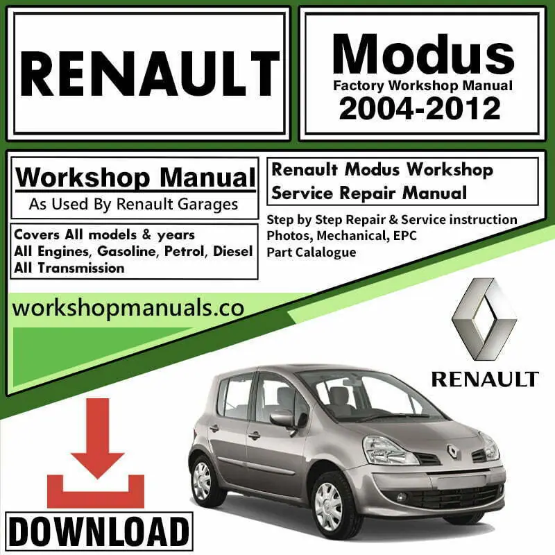 Renault Modus Workshop Repair Manual