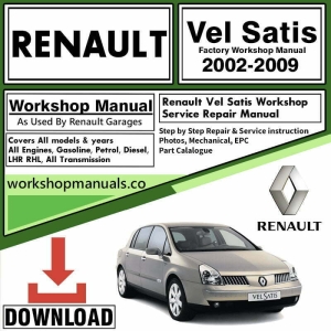 Renault Vel Satis Workshop Repair Manual Download