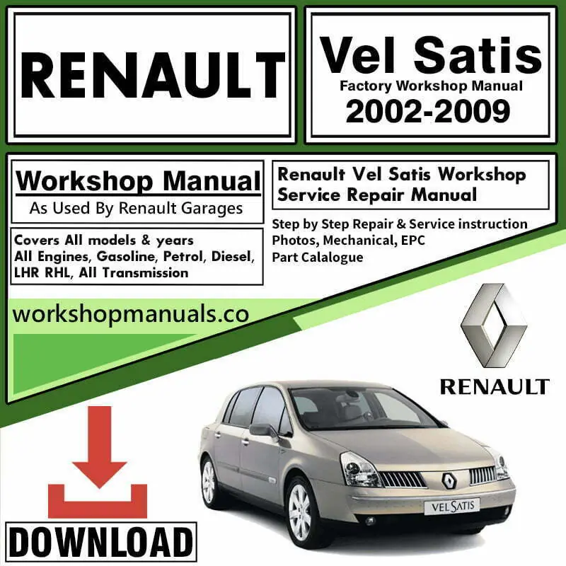 Renault Vel Satis Workshop Repair Manual