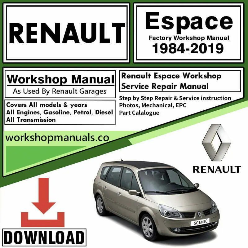Renault Espace Workshop Repair Manual
