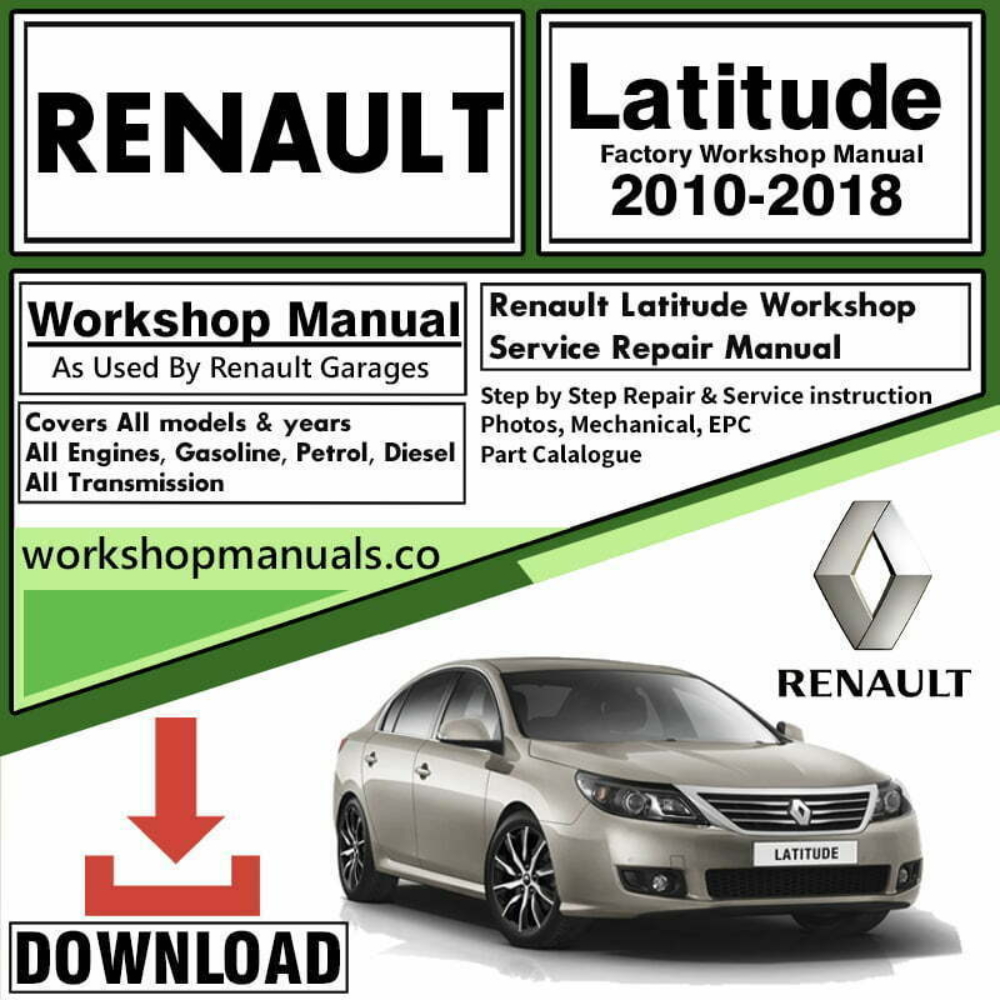 Renault Latitude Workshop Repair Manual Download