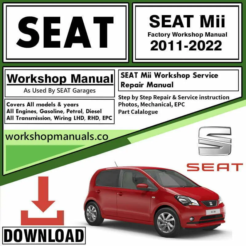 Seat Mii Workshop Repair Service Manual Download