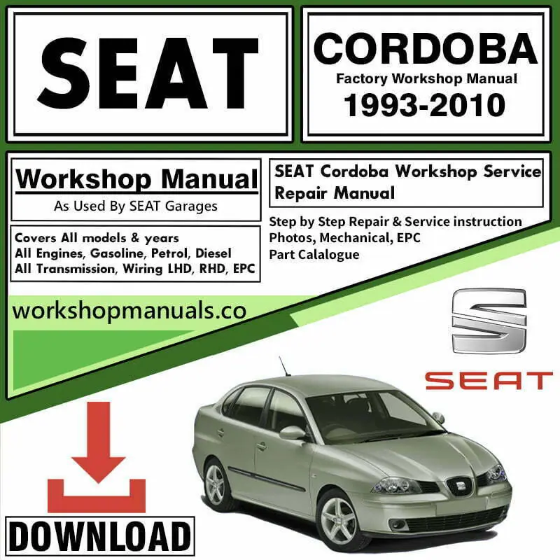 Seat Cordoba Workshop Repair Service Manual Download