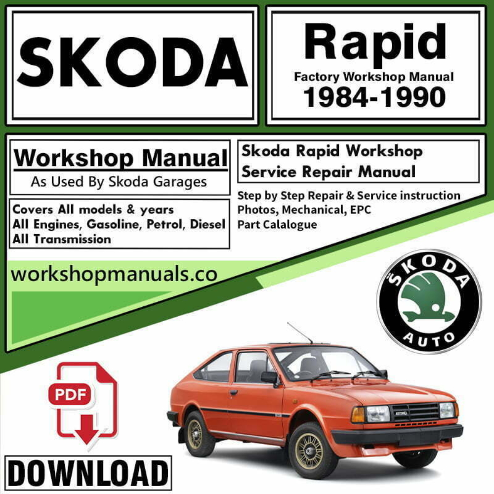Skoda Rapid 1984-1990 Workshop Repair Manual Download