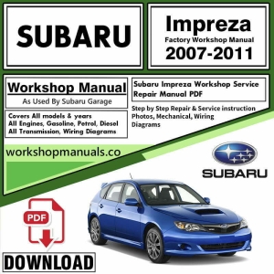 Subaru Impreza Workshop Repair Manual