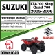 Suzuki LTA700 King Quad 700 Service Repair Shop Manual Download 2005 - 2006 PDF