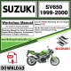 Suzuki SV650 Service Repair Shop Manual Download 1999 - 2000 PDF