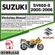 Suzuki SV650-S Service Repair Shop Manual Download 2005 - 2006 PDF
