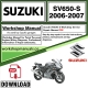 Suzuki SV650-S Service Repair Shop Manual Download 2006 - 2007 PDF