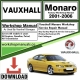 Vauxhall Monaro Workshop Repair Manual Download