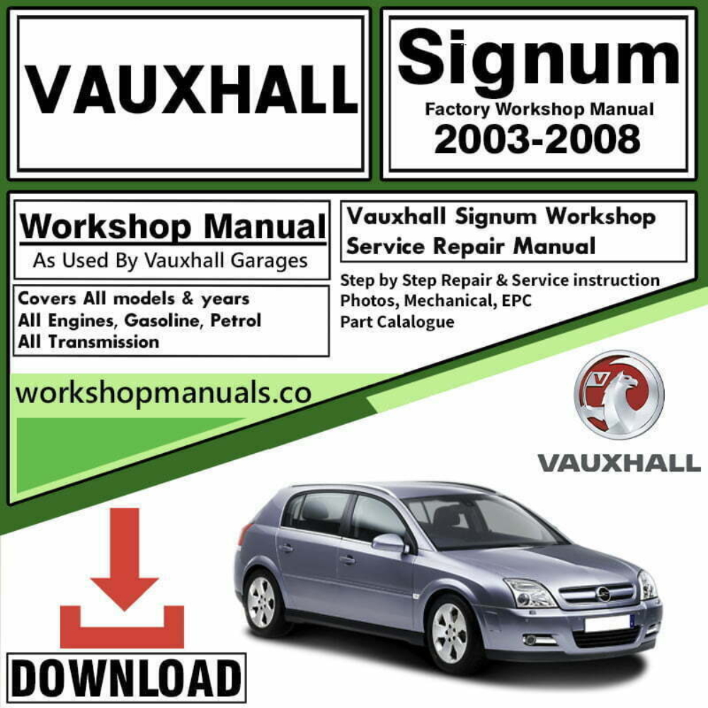 Vauxhall Signum Workshop Repair Manual Download