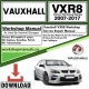 Vauxhall VXR8 Workshop Repair Manual Download