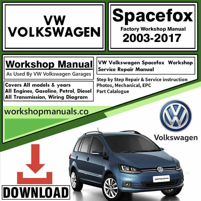 Volkswagen Spacefox Workshop Repair Manual