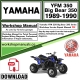 Yamaha YFM 350 Big Bear 350 Service Repair Shop Manual Download 1989 - 1990 PDF